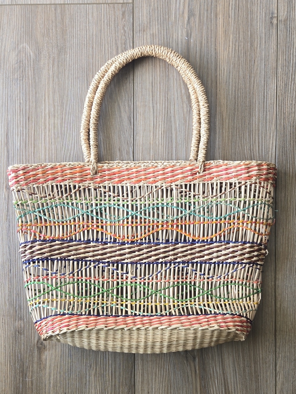 C&C California Raffia Summer Tote Bag